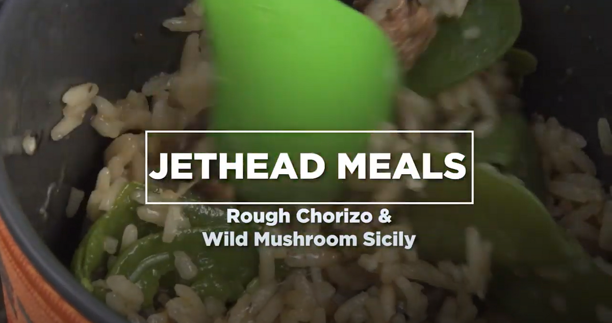 Chorizo &amp; Wild Mushroom Sicily Risotto | Jetboil NZ