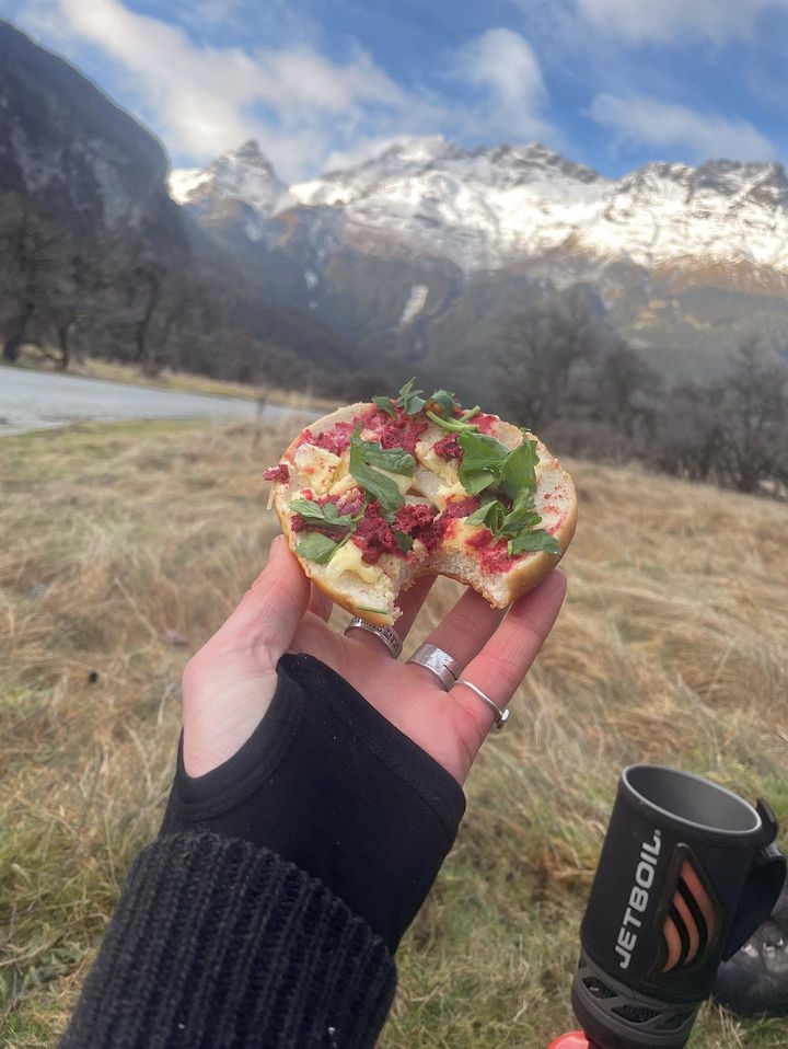 Moira's Steamed Backcountry Bagels Jetboil NZ