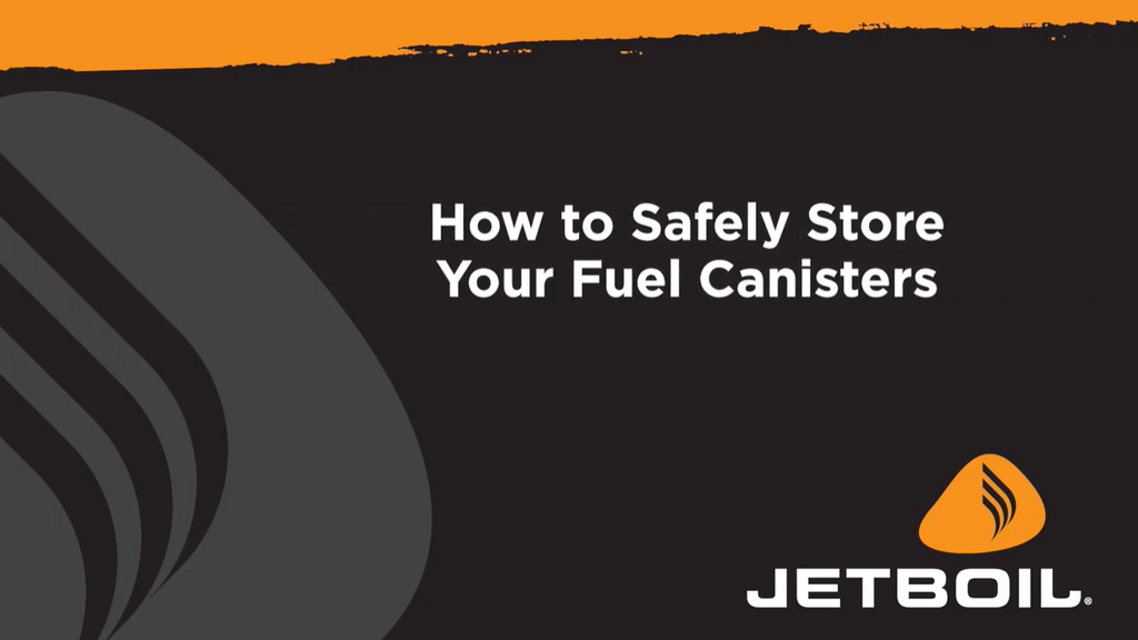 How to Safely Store Your Jetboil Fuel Canisters